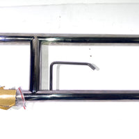 Toilet Grab Bar 22” Flip Up Grab Bar Paper Holder, Polished Chrome Anti-Slip Safety Bars for Toilet, Stainless Steel Knurled Toilet Handles for Seniors Disabled Elderly Pregnant YuanDe