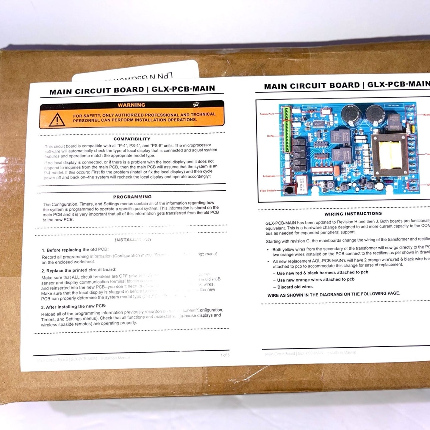 GLX-PCB-Mainboard for Hayward Goldline AquaLogic AquaPlus Poor SPA Automation Sy