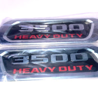 Fender Emblems 3500 Heavy Duty Left Right Side Badges Hood 68362221AB 68362220AB 2019-2022 (Chrome)