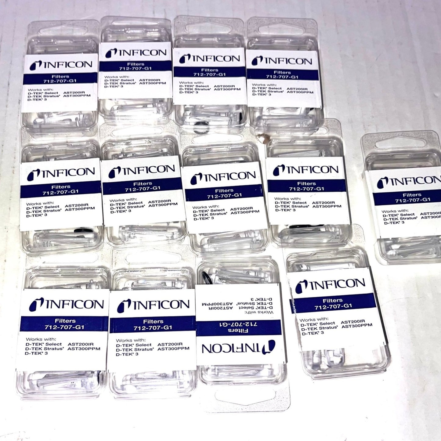 Inficon 712-707-G1 Replacement Filter Cartridges for D-TEK Stratus, D-TEK3 and D-TEK Select Refrigerant Leak Detector 13-PACK