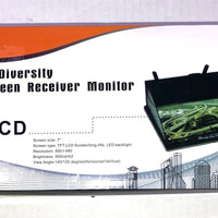 FPV Monitor 7” LCD Video Screen 800 x 480 Resolution, 5.8GHz 40CH DVR Function, RC Drone Display Screen with Auto Search, 2000mAh FPV Receiver for Drone Quadcopter(US Plug)