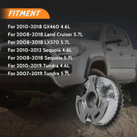 Engine Camshaft Timing Gear 13050-38010 For 2007-2019 Toyota Land Cruiser Tundra GX460 LX570 5.7L 4.6L Replaces 13050-0S020 130500S020 130500S010 13050-0S010