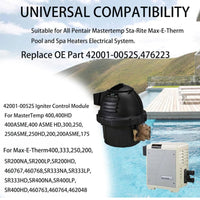 42001-0052S Igniter Control Module Replacement Parts Kit Fit for MasterTemp & Sta-Rite Max-E-Therm Swimming Pool and Spa Heater Electrical Systems