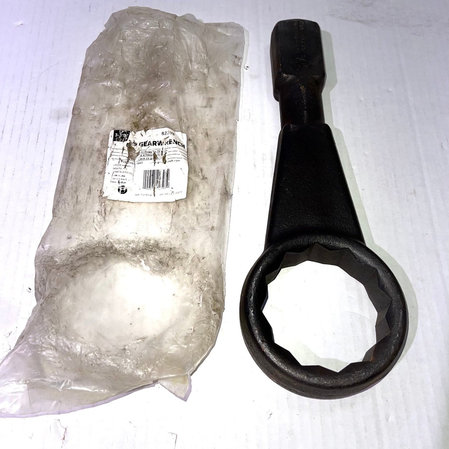 GEARWRENCH Straight Slugging Wrench 12 Point 3-3/8" Alloy Steel 82393