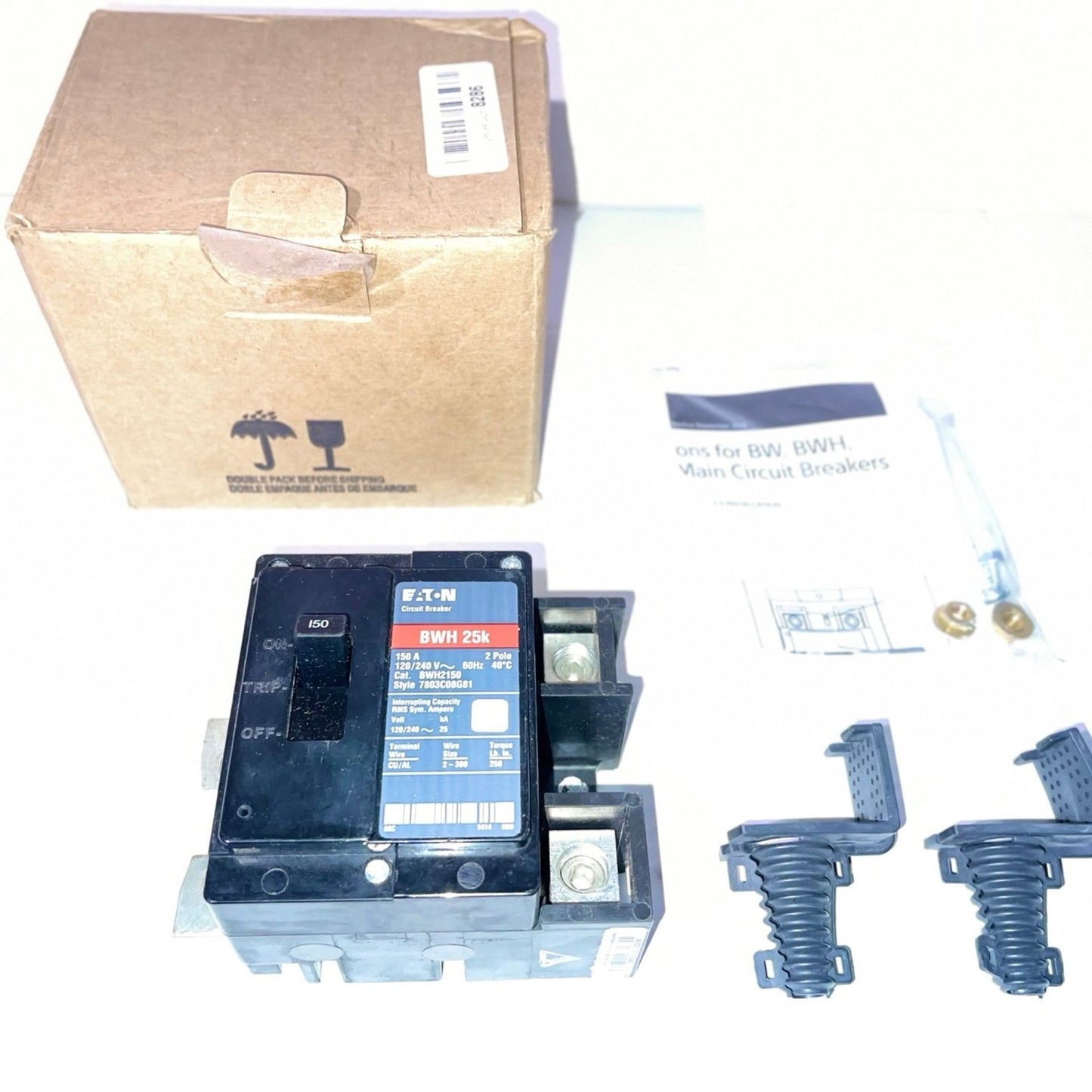 Eaton BWH2175 Bolt-On Mount Type BWH Main Circuit Breaker Kit 120/240V AC 175Amp