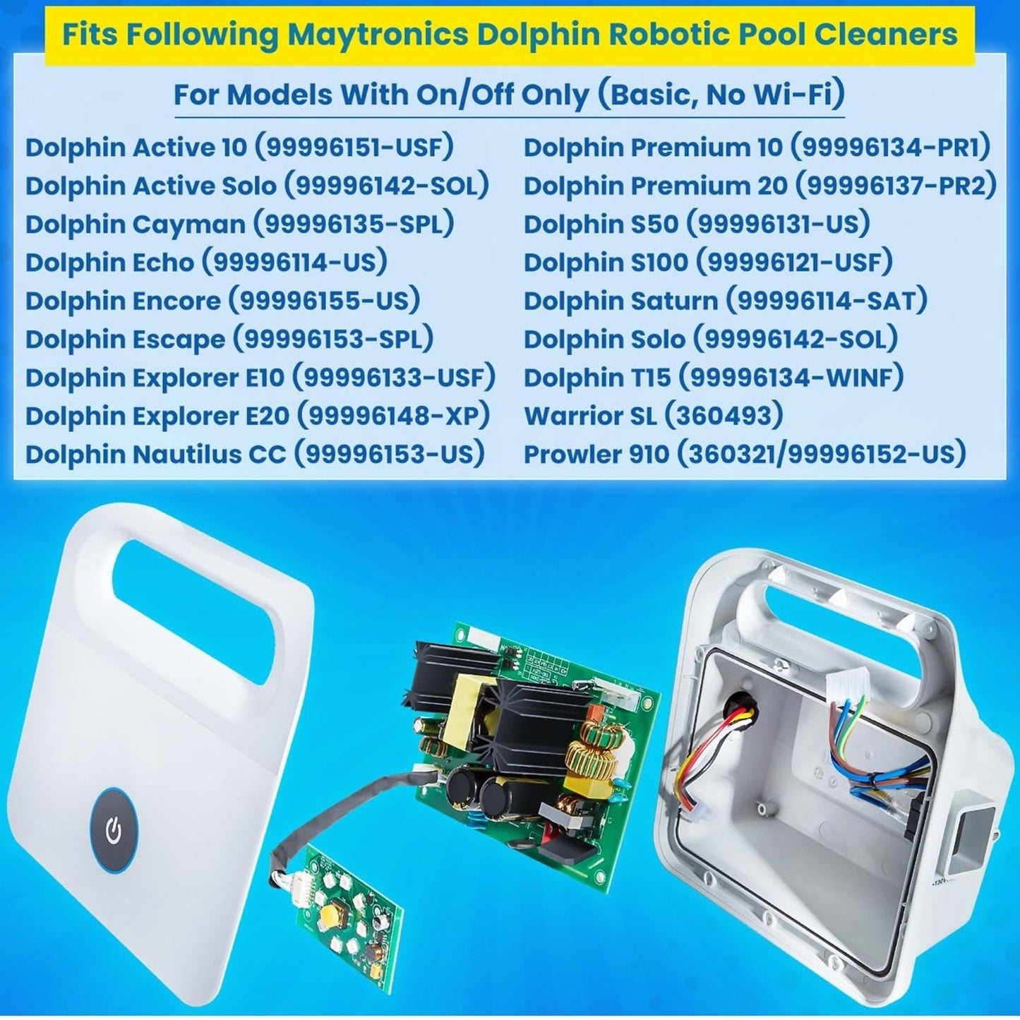 99956034 Power Supply for Dolphin Active 10,Solo,Cayman,Echo,Encore,Escape,E10,E