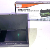 FPV Monitor 7” LCD Video Screen 800 x 480 Resolution, 5.8GHz 40CH DVR Function, RC Drone Display Screen with Auto Search, 2000mAh FPV Receiver for Drone Quadcopter(US Plug)