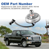 Radiator Cooling Fan Clutch Ford F-150 F150 2011-2014, F-250 F-350 Super Duty 2011-2016 V8 6.2L Replacement for 2569351692