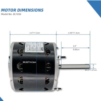 Blower Fan Motor-1/3 HP 1075 RPM 115V A.O. Smith Fasco Emerson Dayton DL1036 3