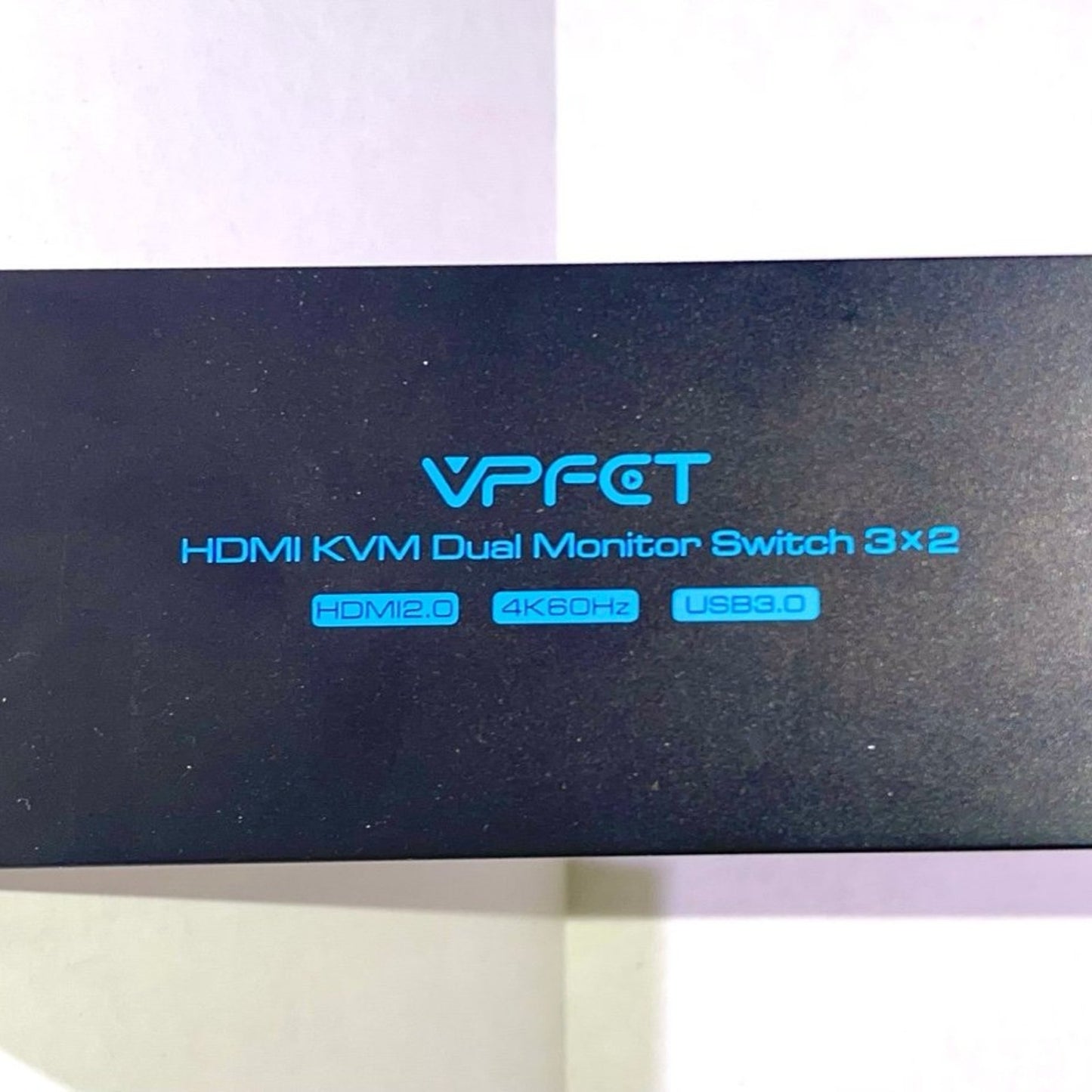 HDMI KVM Switch 2 Monitors 3 Computers EDID Simulation 4K@60Hz 3 Ports KVM Switc