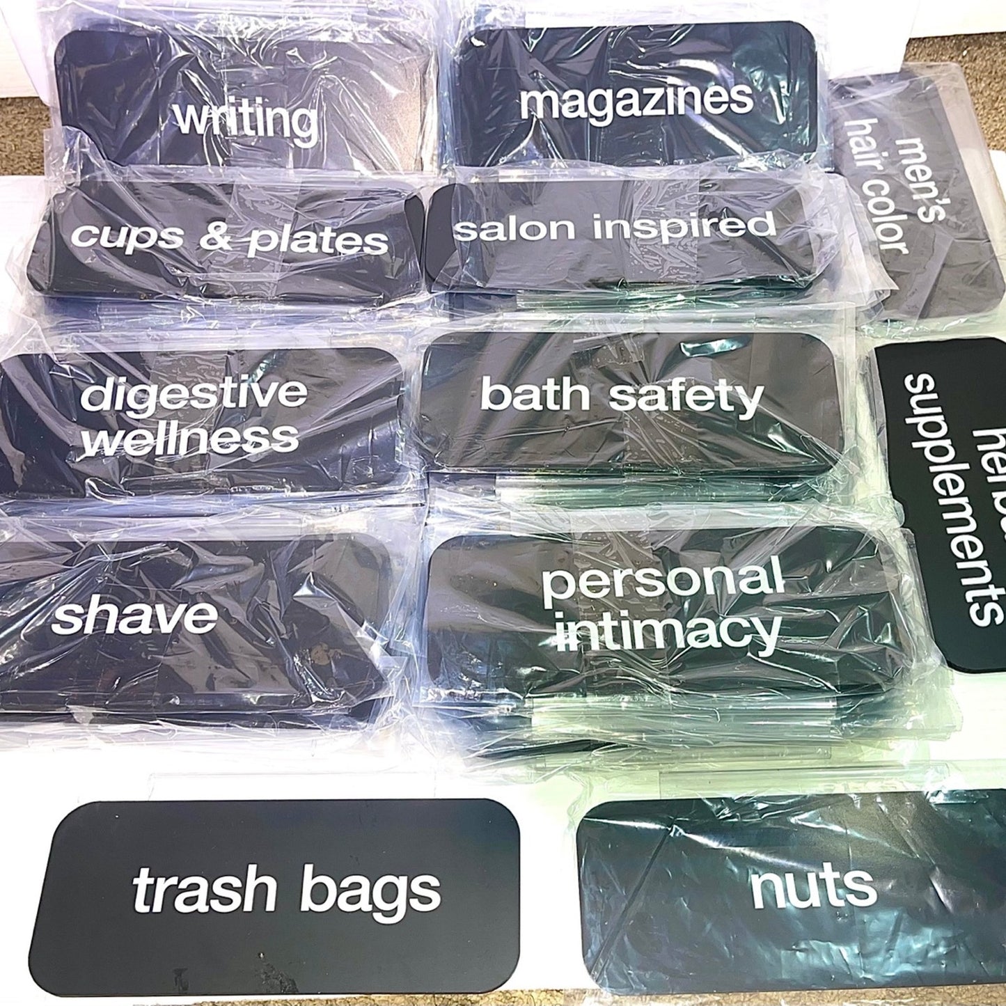 Lot of 84 Aisle Product Decal Labels – Retail Store Signage PROFESSIONAL