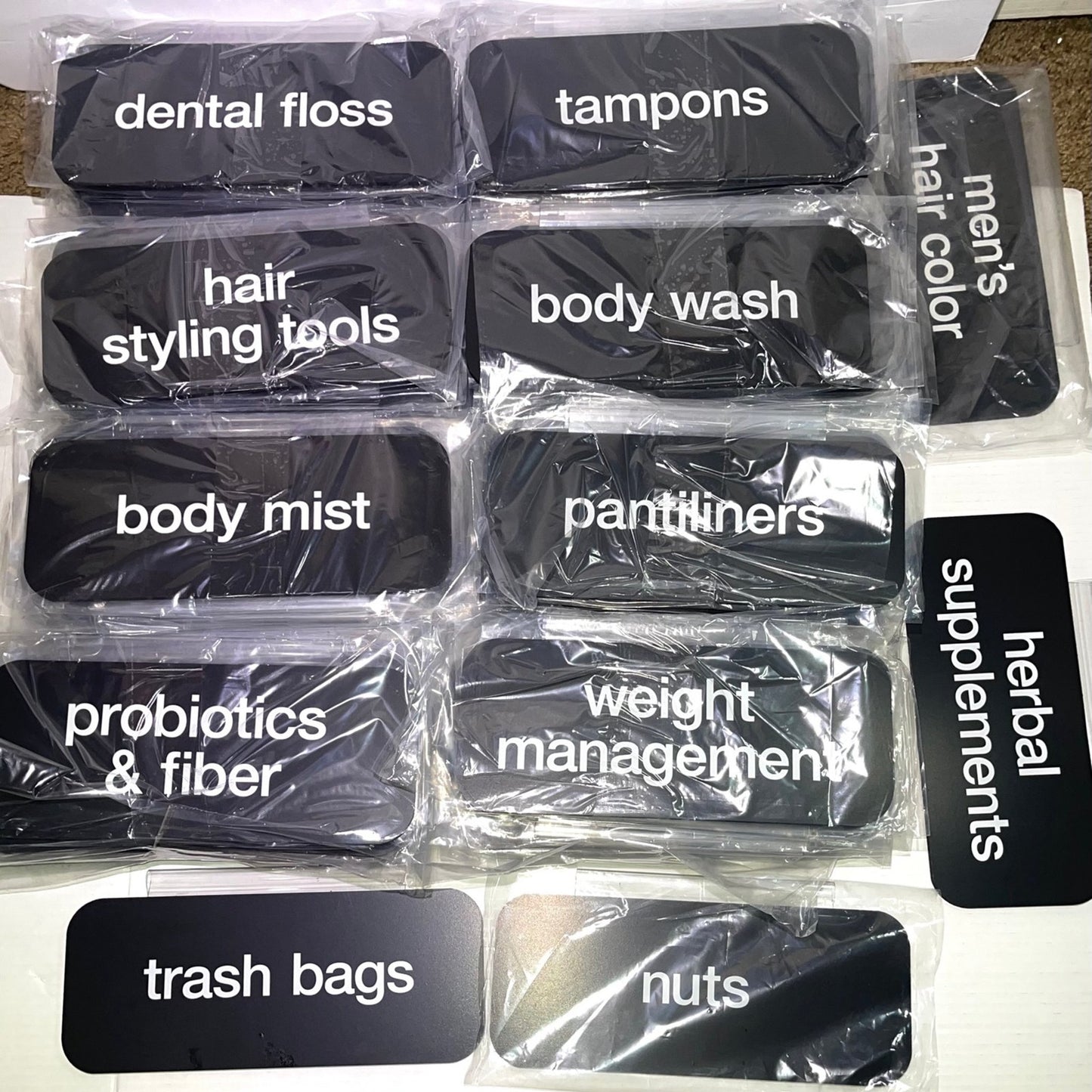 Lot of 84 Aisle Product Decal Labels – Retail Store Signage PROFESSIONAL