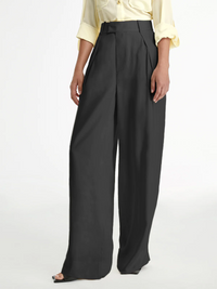 Light Wide-Leg Tailored Pants (Women)