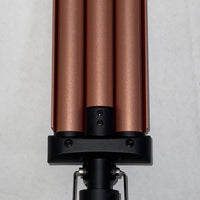 5-in-1 Ceramic Curling Iron Set 3 Barrels Flat Iron & Crimper Fast Heat 2 Temps Glove & Clip