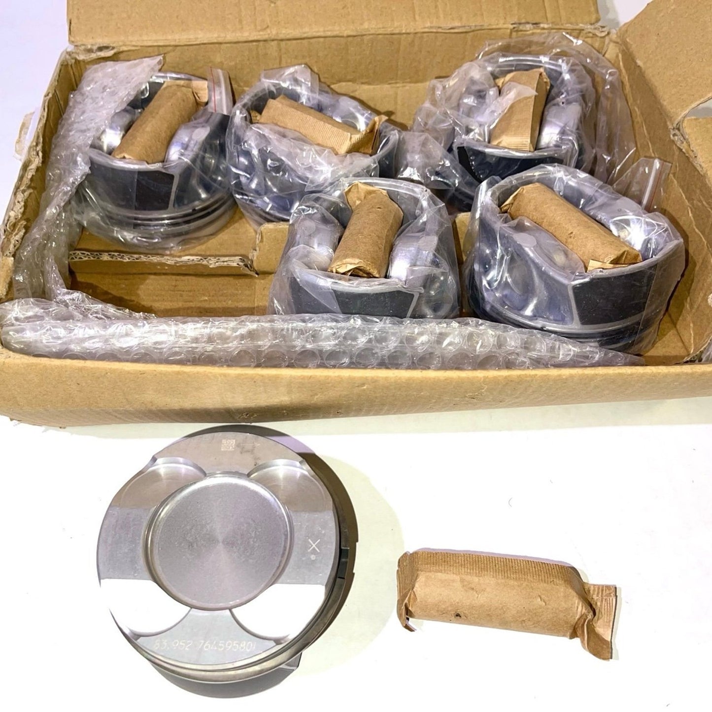 Engine Pistons Rings Set STD Bore 84mm for BMW F20 F21 F30 F10 X3 X4 X5 X6 N55B30 N55B30A 3.0L L6 Twinturbo 11258619196 Replacement] 6X