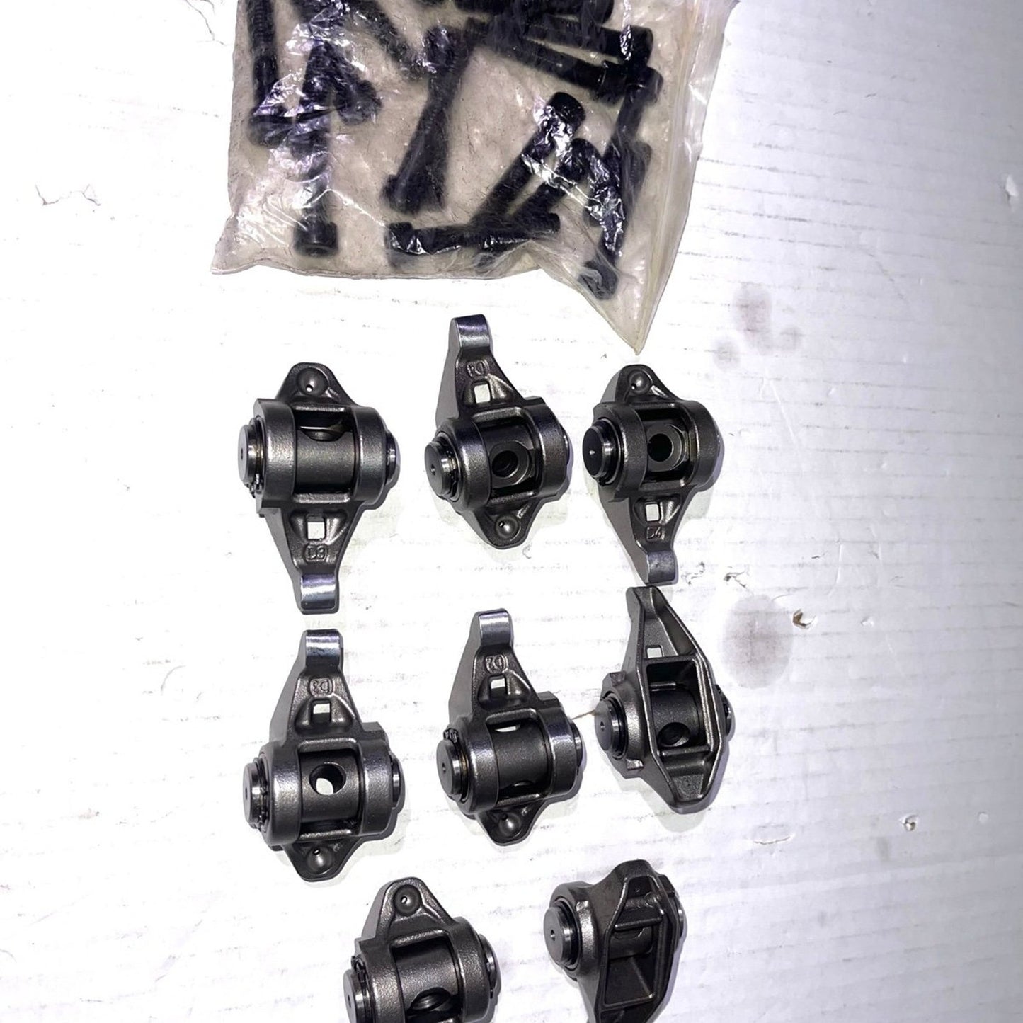 8Pcs Engine Rocker Arms Chevrolet GMC Pontiac Hummer 4.8L 5.3L 6.2L 12681275