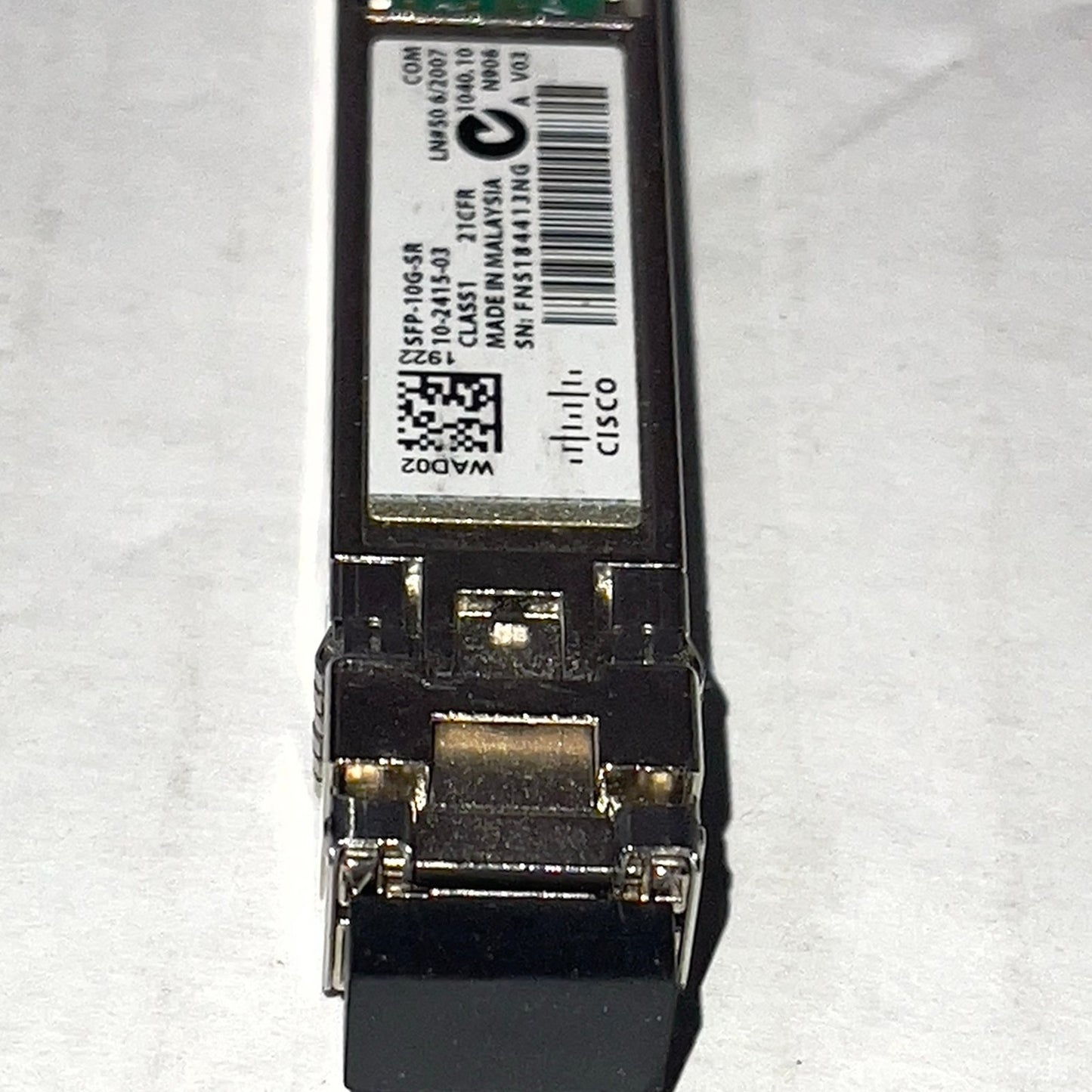 Cisco SFP‑10G‑SR 10GBASE‑SR SFP+ Transceiver Module