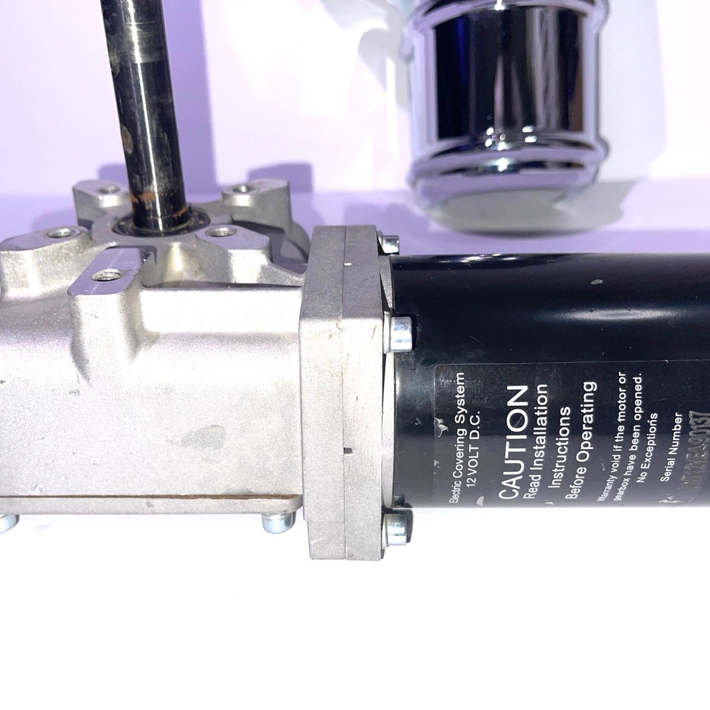 Tarp Motor Dump Truck Tarp Systems Chrome Cover 900W 90:1 12VDC / 43 AMPS / 50 R