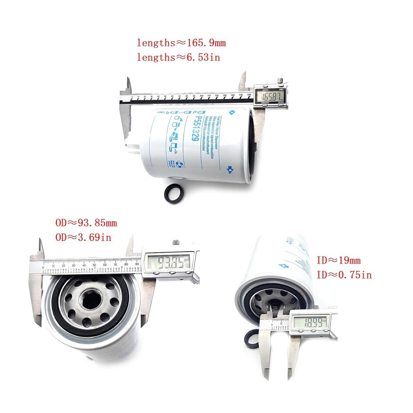 Maintenance Filter Kit for Case 1845C 1840 (Axial Seal Air Filters) J934429 J93 Fits Cummins 4B3.9