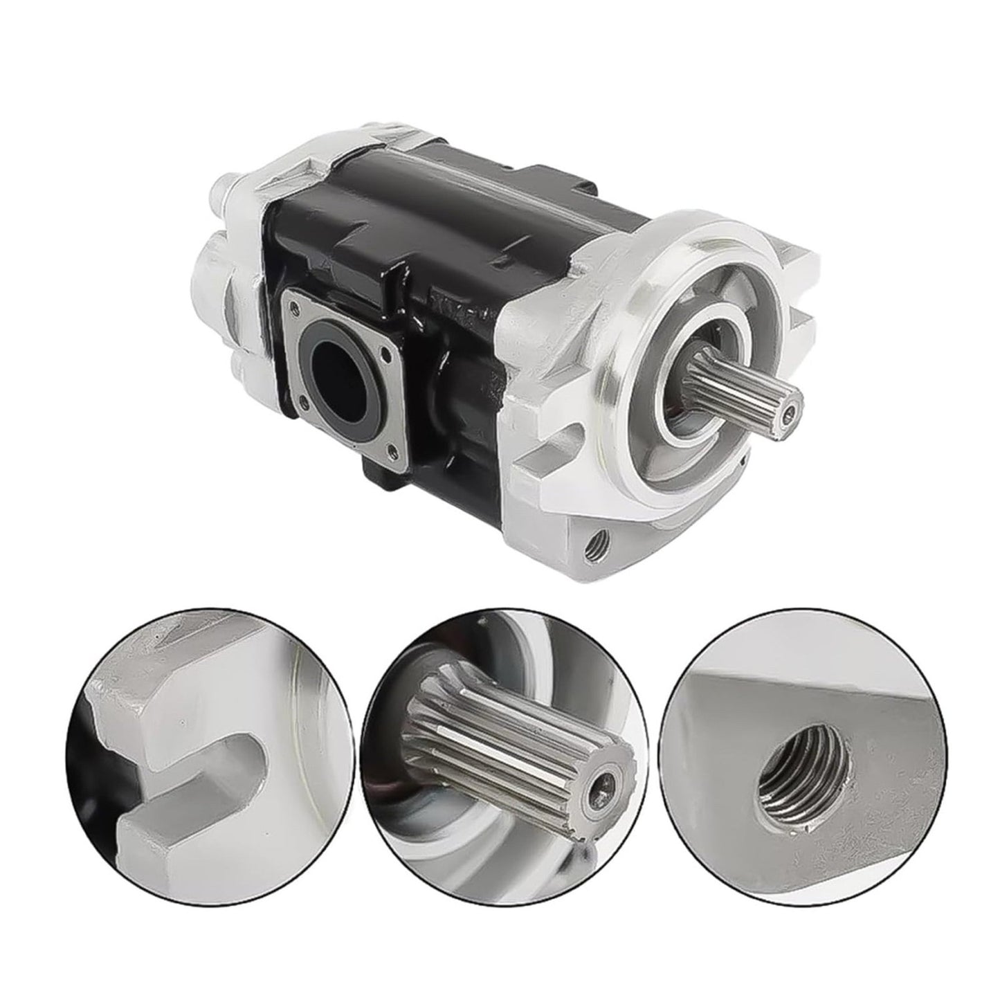 Hydraulic Gear Pump Shimadzu D1-25.10R840– Aztec 14766-02 - SHI-D1-25.10R840)