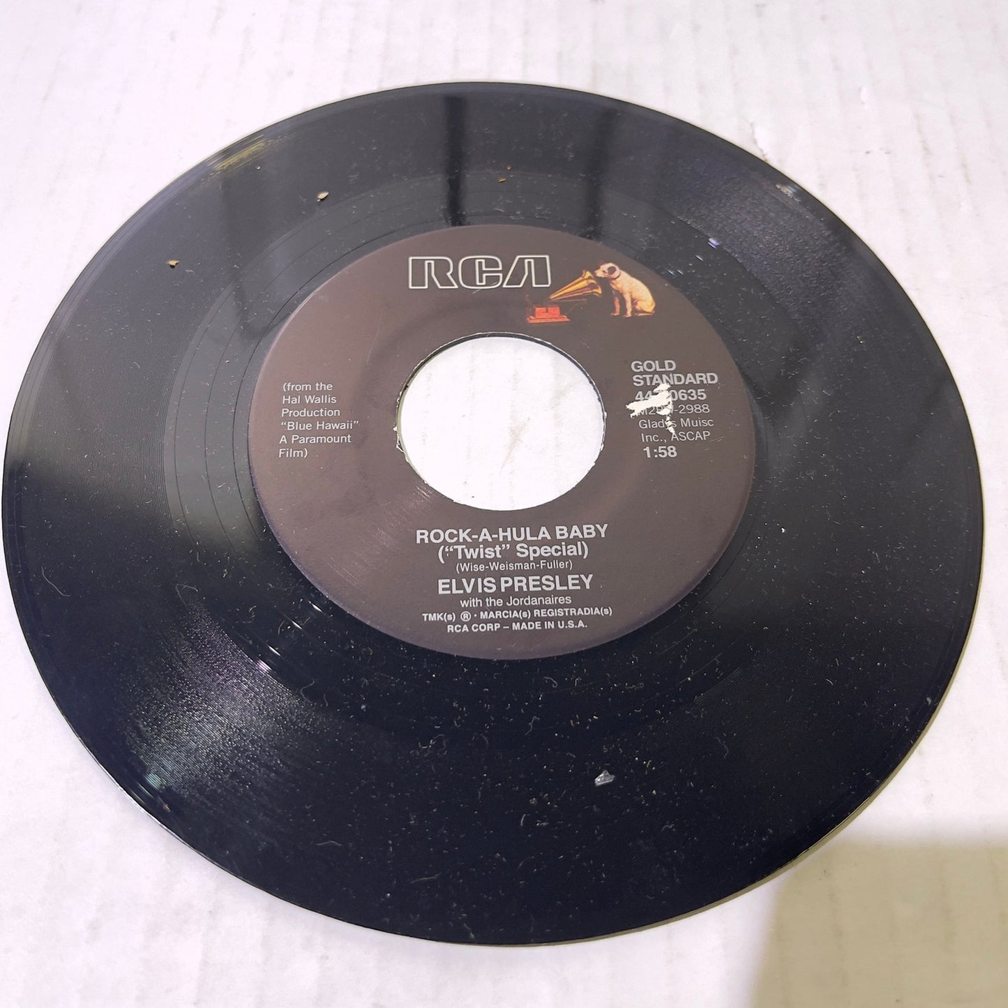 Elvis Presley - Cant Help Falling [Vinyl] 7" ‎Legacy Recordings 	‎1968