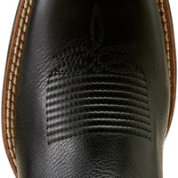 Ariat Women Cattle Caite Stretchfit Western Boot SZ 5.5B LEATHER BLK PINK COWGIRL