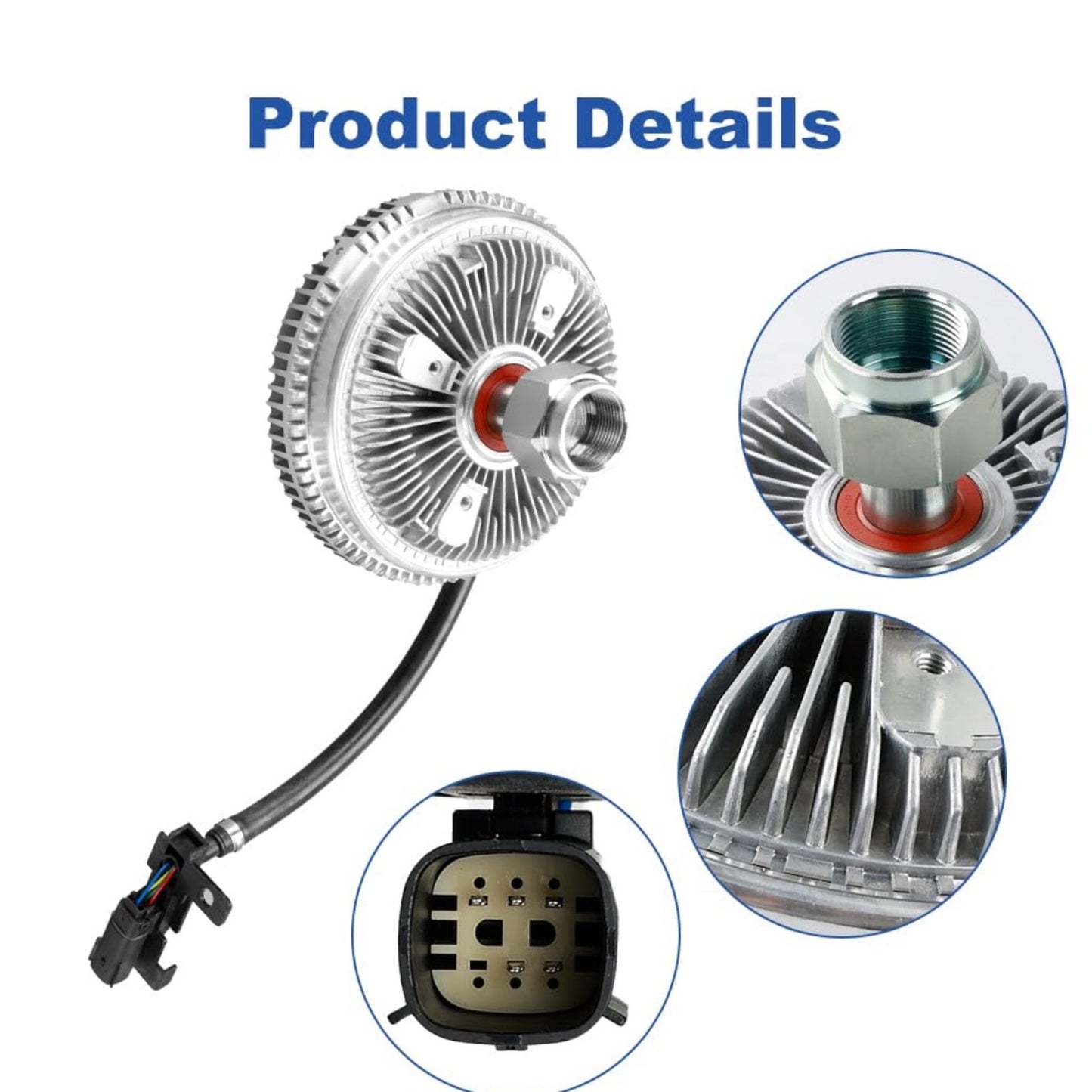 Radiator Cooling Fan Clutch Ford F-150 F150 2011-2014, F-250 F-350 Super Duty 2011-2016 V8 6.2L Replacement for 2569351692