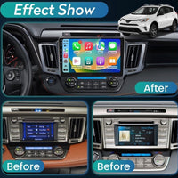 Toyota RAV4 2013-2018 Android Car Stereo Radio for GPS Navigation with Carplay Android Auto,TouchScreen  4GB+32GB) 5G WiFi 8 Core 1280x800 Resolution Bluetooth 1080P Backup Camera