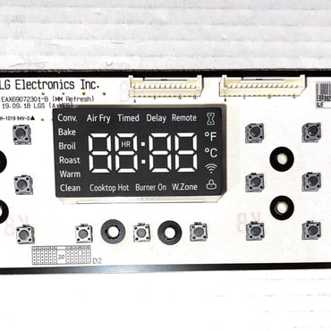 EBR89296401 Range Pcb Display Control Board Model Name EBR89296401 AA