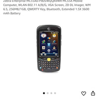 Zebra Motorola Mobile Computer MC55A0-P80SWQQA9WR MC55A, WLAN 802.11 A/B/G, VGA Screen, 2D DL Imager, WM 6.5, 256MB/1GB, QWERTY Key, Bluetooth, Extended 1.5X 3600 mAh Battery MRSP: $1,056.90