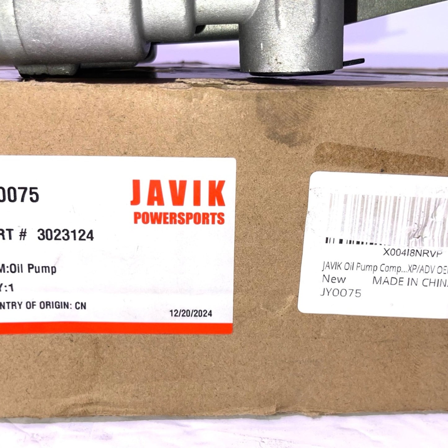 JAVIK Oil Pump for Polaris 2016-2025 RZR 1000 2017-2025 General 1000 2024-2025 Xpedition XP/ADV OEM# 3023124