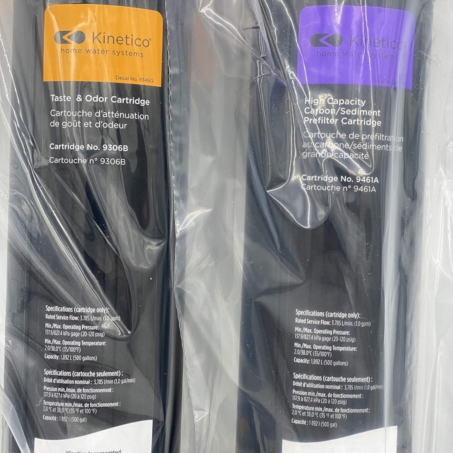 K5 REVERSE OSMOSIS SET OF TASTE ODOR 9306B & CARBON SEDIMENT FILTER 9461A