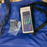 Alternating Pressure Seat Cushion for Wheelchairs with 24 Hour Air Pump Self Inflating Air Cell Cushion Pad for Pressure Relief Ulcer & Bed Sore Prevention Relieve Coccyx Tailbone Pain