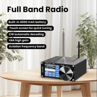 ATS25pro+ AIR Radio Portable AM FM, Bluetooth WiFi Radio AIR Band, FM SW SSB MW