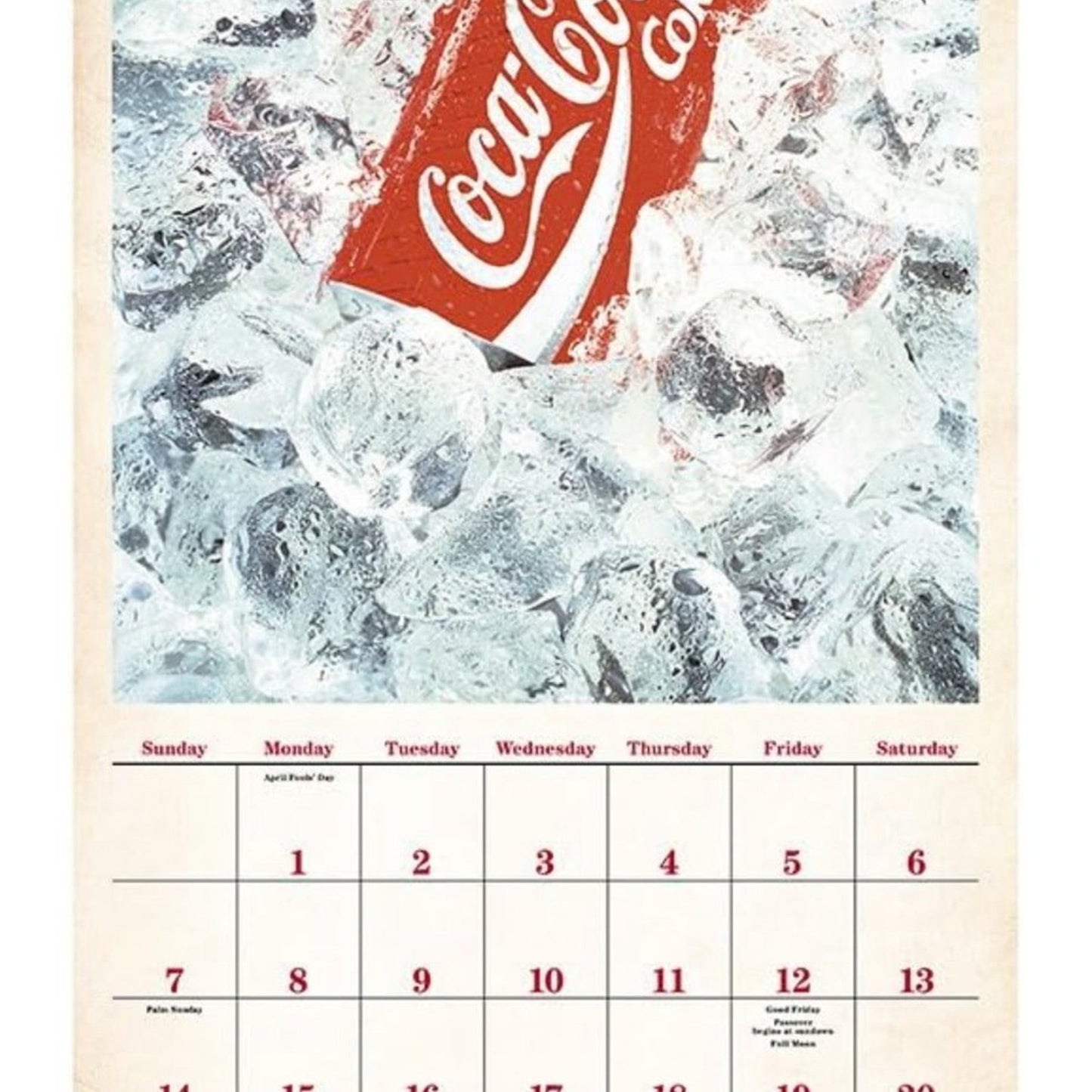 32PK Coca Cola Wall Calendar (2019) A 16-Month 2019 Calendar FACTORY SEALED LOT