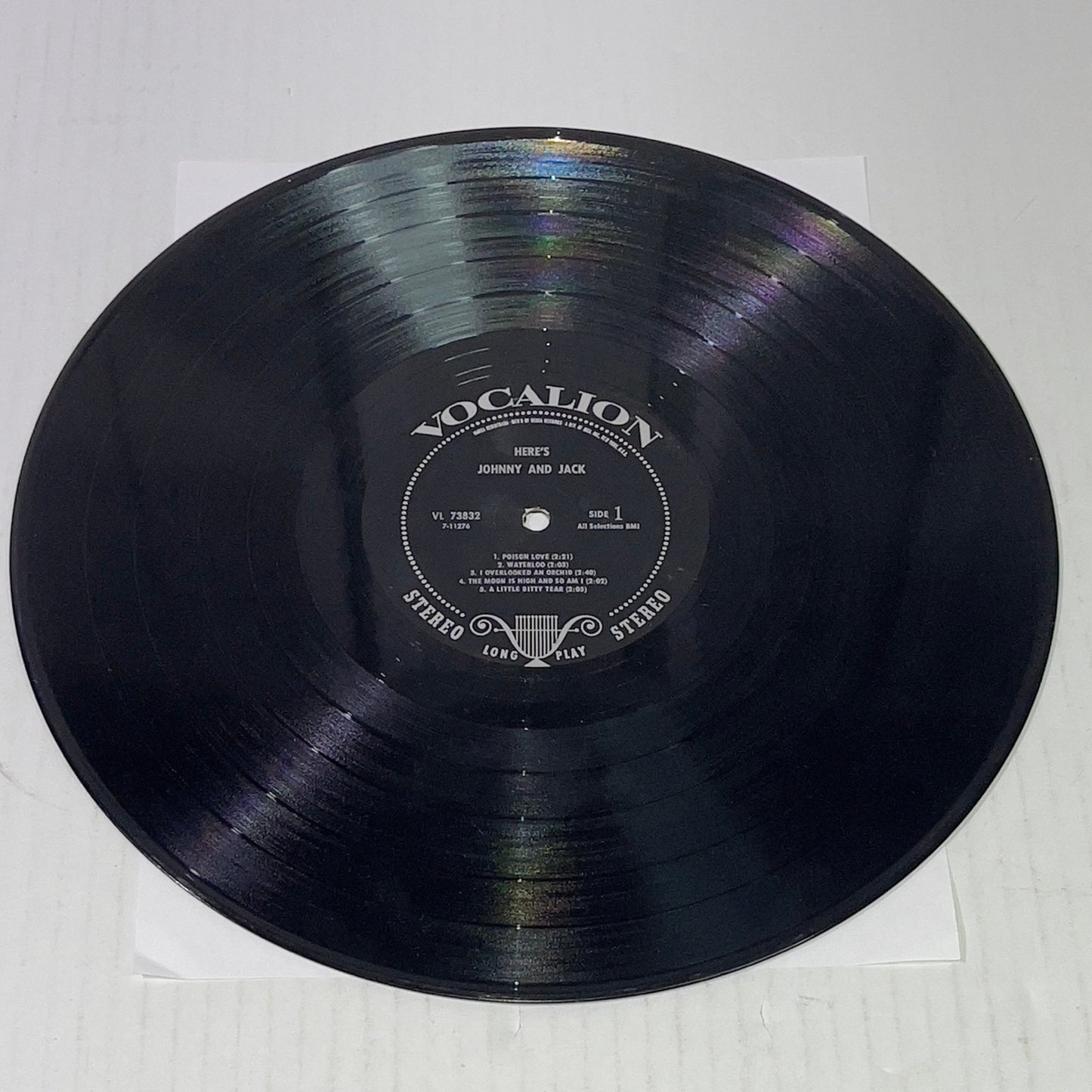 JOHNNY & JACK - here's VOCALION 73832 (LP vinyl record) 1968 VL 73832