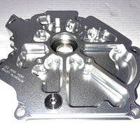 Dual Bearing Billet Side cover For GX200/Clone 196 Predator Hemi, Ghost, Tillotson 212 and 224 Engine Silver