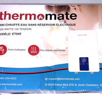 ThermoMate Tankless Water Heater Electric for Single Faucet, 4500W 120V Small Po