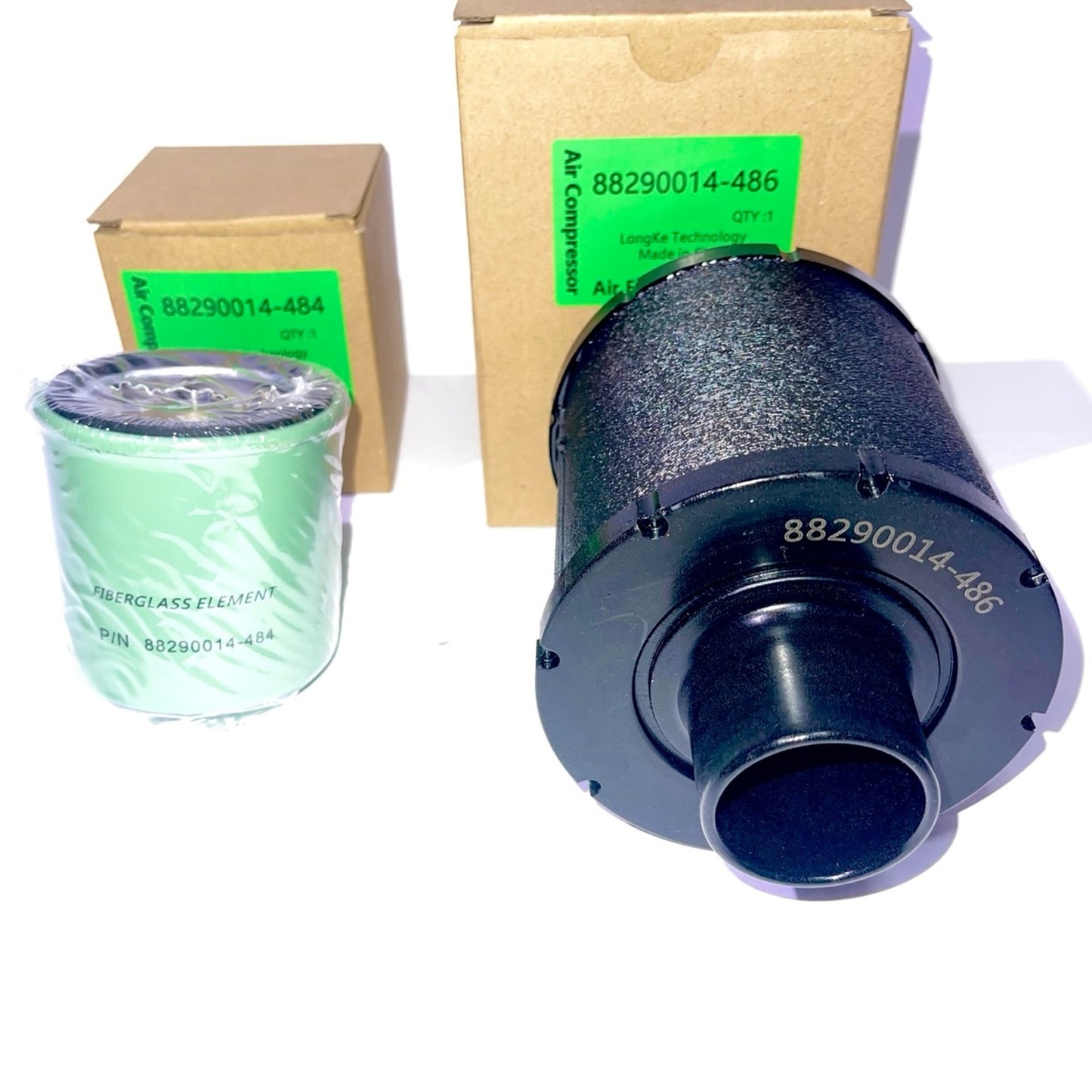 Air Filter 88290014-486 Oil Filter 88290014-484 for Air Compressors Replacement Filter Kit