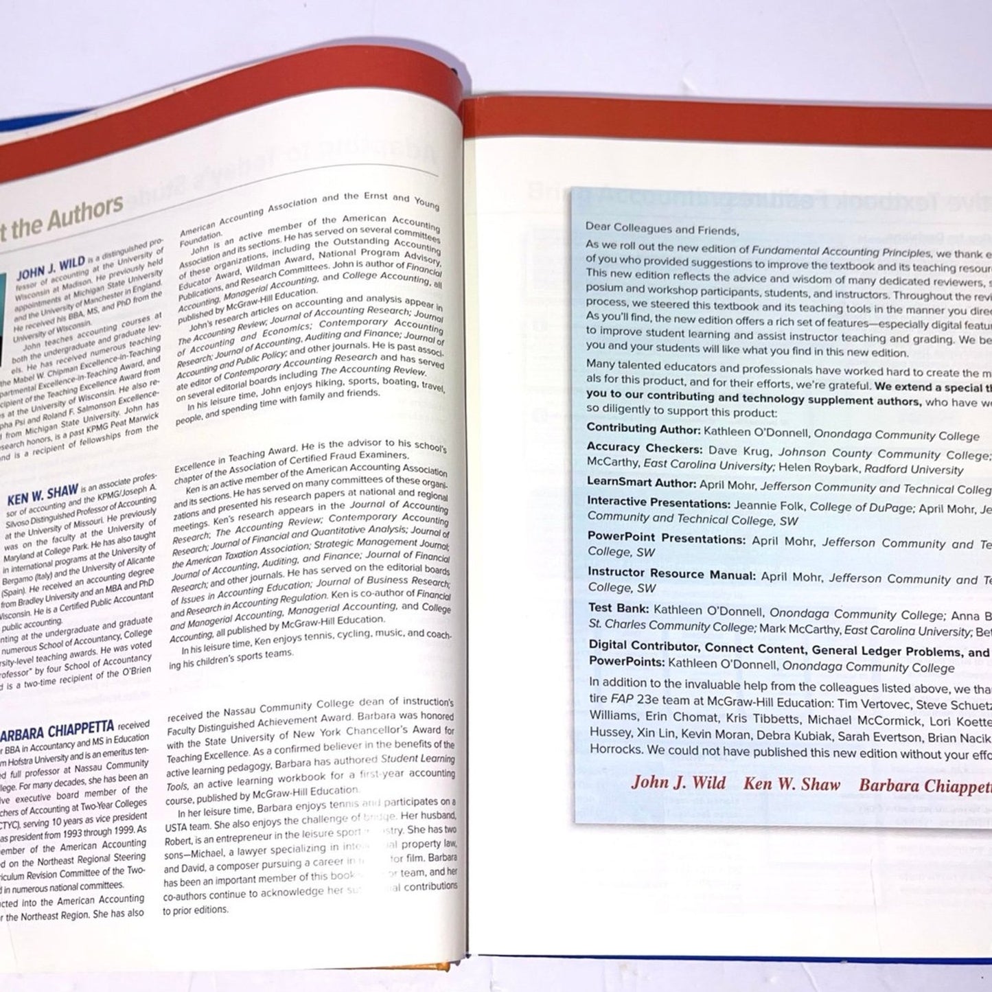 Fundamental Accounting Principles McGraw Hill 23rd Edition ISBN-13: 978-1259536359, ISBN-10: 1259536351 HARDCOVER TEXTBOOK