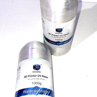 3D Resin Printing 2PK 1000G Water Washable 405nm UV Cured Green LCD DOUMII Print