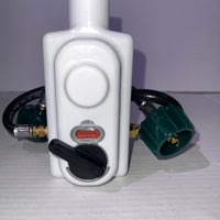 RecPro RV Propane Gas Regulator 2-Stage Auto Changeover | LP Tank Dual Hookup (w