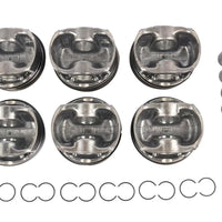 Engine Pistons Rings Set STD Bore 84mm for BMW F20 F21 F30 F10 X3 X4 X5 X6 N55B30 N55B30A 3.0L L6 Twinturbo 11258619196 Replacement] 6X