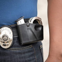 Safariland 573 Open Top Magazine and Handcuff Pouch LEFT Size GLOCK 17/22