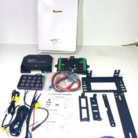 Truck Marine RGB 12 Gang Switch Panel IP65 LED Circuit Control Relay System with Remote Control S DC 12V 24V Panel Control System Versatile Be on The and More Wide Vehicles