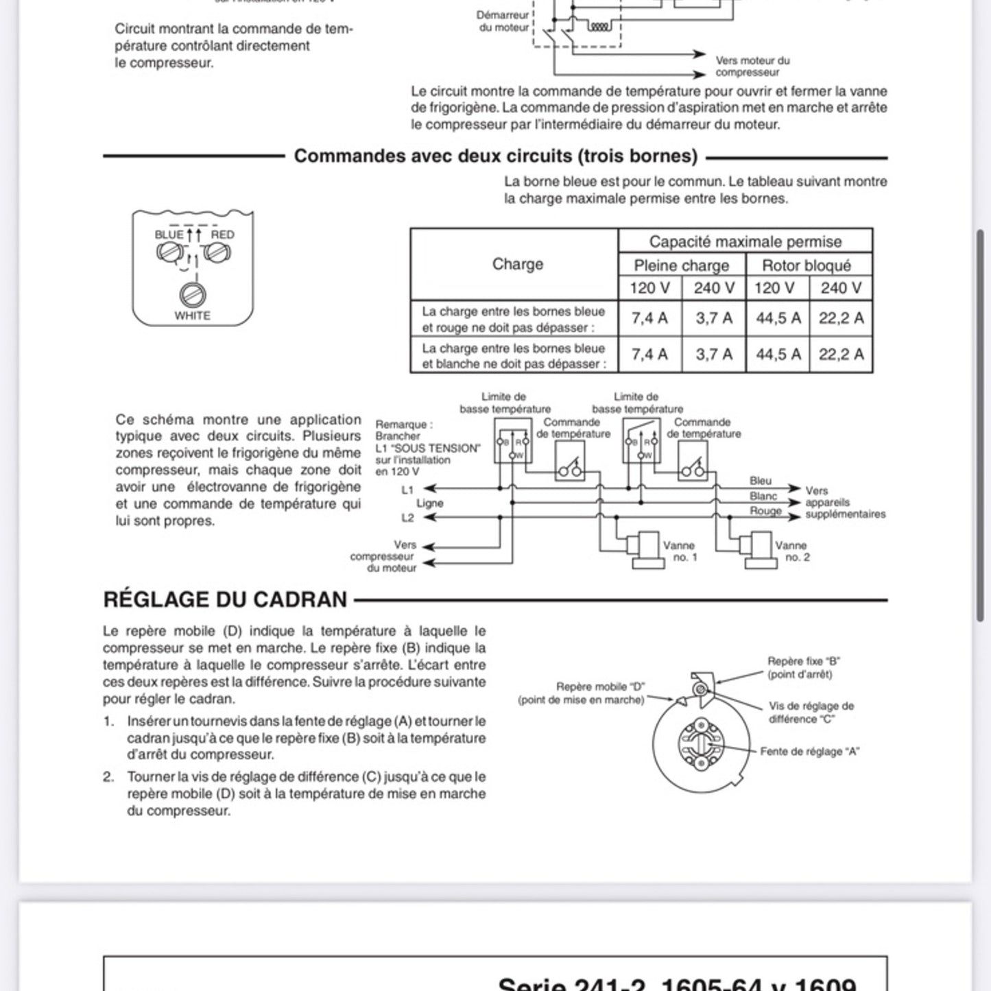 White-Rodgers W1609101 White-Rodgers 1609-101 Refrigeration Temperature Control