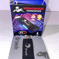 Brook Wingman XE2 Wireless Controller Adapter [Exclusive Version] – 2-in-1 Converter for PS4, Xbox Series, NS, NS 2 & PC – Supports Turbo, Remap, Lag-Free Play – Includes Keychain