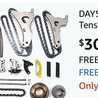 Engine Timing Chain Kit with Gear Tensioners Guide Rails for Mercedes E350 GL450 E400 ML350 GLK350 M276 3.0L 3.5L V6, Replace OE 2760520100,2780520316,2760500611,2760522116