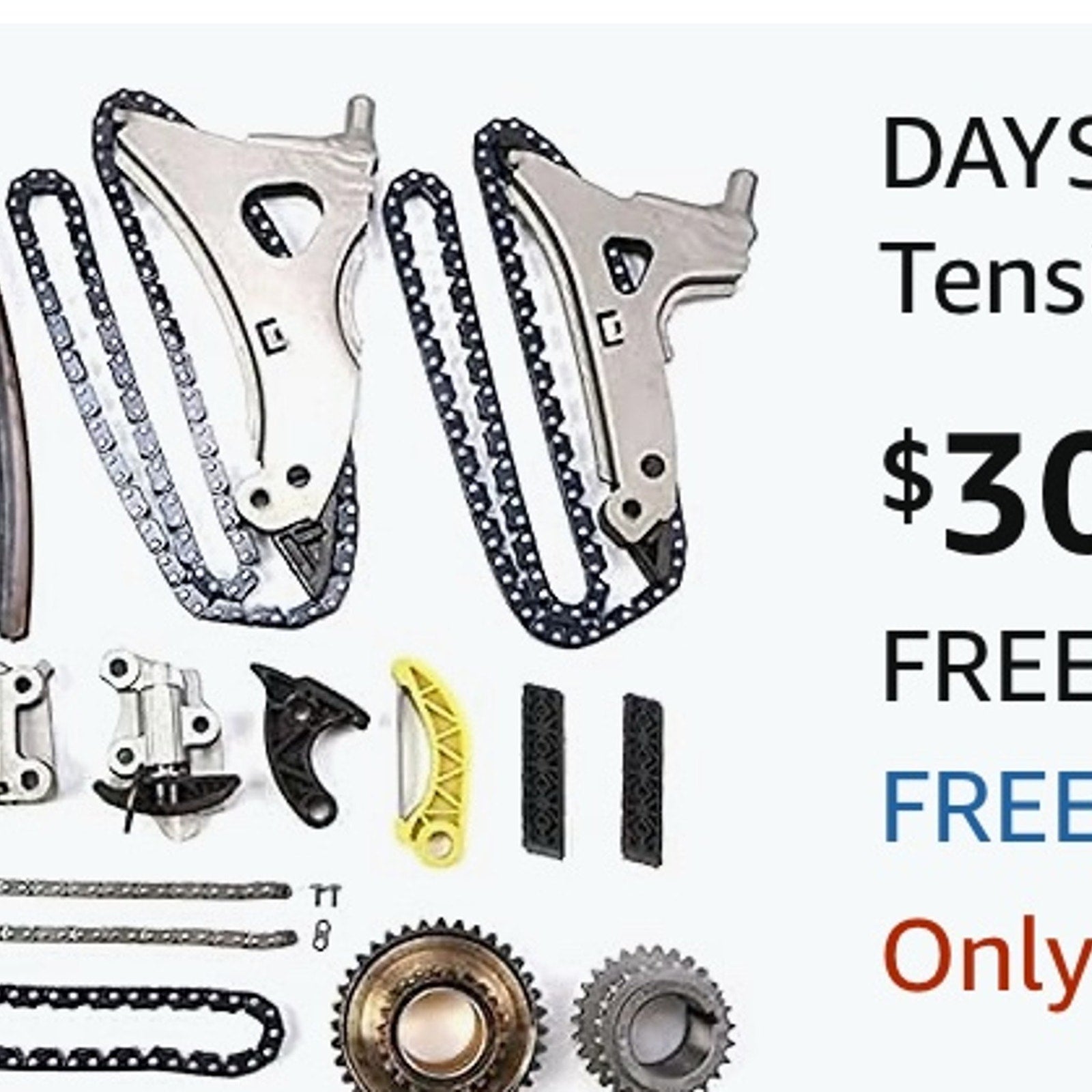 Engine Timing Chain Kit with Gear Tensioners Guide Rails for Mercedes E350 GL450 E400 ML350 GLK350 M276 3.0L 3.5L V6, Replace OE 2760520100,2780520316,2760500611,2760522116