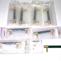 8PK 5” Barn Door Handle Sliding Door Pull Handle High Performance Handle Cabinet Door Drawer Kitchen Knobs Bathroom Heavy Duty Hardware Handle, Green